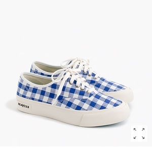 🆕SeaVee J.Crew  Legend  Sneakers - Gingham Size 9